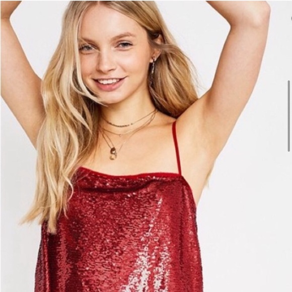 Purple sequinned Free People mini dress - Picture 9 of 9